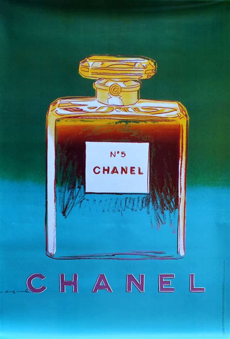 chanel no 5 by andy warhol|chanel n5 poster.